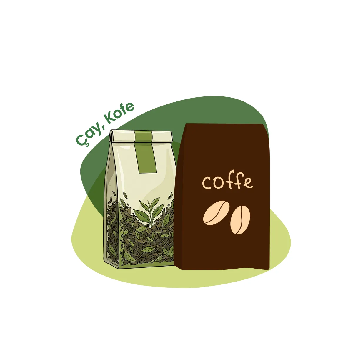 Çay, Kofe